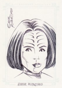 The Women of Star Trek Voyager HoloFEX Trading Card SketchaFEX BElanna Torres
