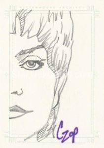 The Women of Star Trek Voyager HoloFEX Trading Card SketchaFEX Kes