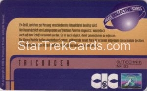 Video Tek Cards Trading Card Back 03