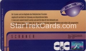 Video Tek Cards Trading Card Back 07