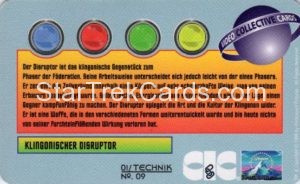 Video Tek Cards Trading Card Back 09