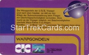 Video Tek Cards Trading Card Back 16