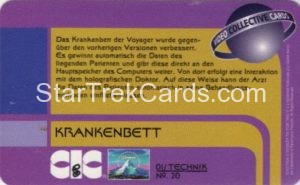 Video Tek Cards Trading Card Back 20