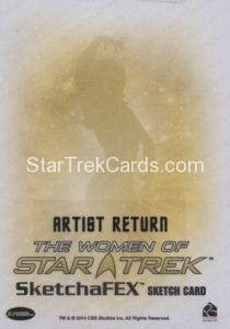 Women of Star Trek 50th Anniversary Sketch by Brent Ragland Back