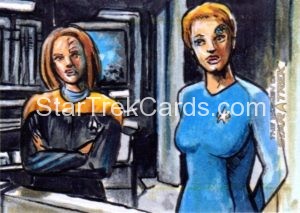 Women of Star Trek 50th Anniversary Sketch by Dan Gorman