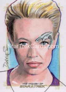 Women of Star Trek 50th Anniversary Sketch by Jason Davies Alternate