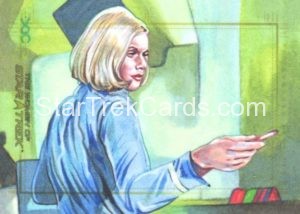 Women of Star Trek 50th Anniversary Sketch by Veronica OConnell Alternate