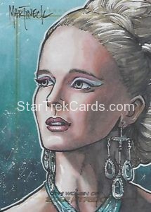 Women of Star Trek 50th Anniversary Sketch by Warren Martineck Alternate