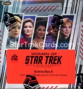 Women of Star Trek 50th Anniversary Trading Card Archive Box