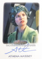 Women of Star Trek 50th Anniversary Trading Card Autograph Athena Massey