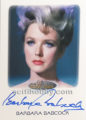 Women of Star Trek 50th Anniversary Trading Card Autograph Barbara Babcock