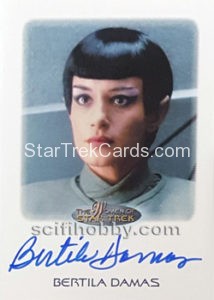 Women of Star Trek 50th Anniversary Trading Card Autograph Bertila Damas as Sakonna