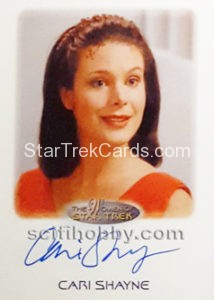 Women of Star Trek 50th Anniversary Trading Card Autograph Cari Shayne