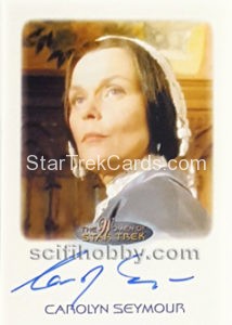 Women of Star Trek 50th Anniversary Trading Card Autograph Carolyn Seymour