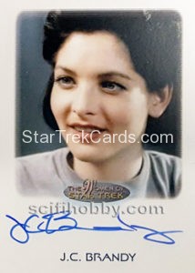 Women of Star Trek 50th Anniversary Trading Card Autograph J C Brandy