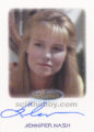 Women of Star Trek 50th Anniversary Trading Card Autograph Jennifer Nash