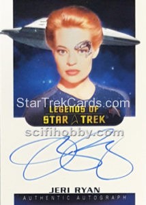 Women of Star Trek 50th Anniversary Trading Card Autograph Jeri Ryan