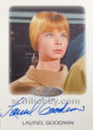 Women of Star Trek 50th Anniversary Trading Card Autograph Laurel Goodwin