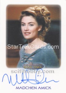 Women of Star Trek 50th Anniversary Trading Card Autograph Madchen Amick