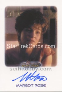 Women of Star Trek 50th Anniversary Trading Card Autograph Margot Rose