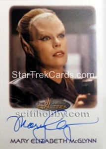 Women of Star Trek 50th Anniversary Trading Card Autograph Mary Elizabeth McGlynn