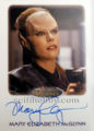 Women of Star Trek 50th Anniversary Trading Card Autograph Mary Elizabeth McGlynn