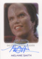 Women of Star Trek 50th Anniversary Trading Card Autograph Melanie Smith