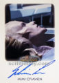 Women of Star Trek 50th Anniversary Trading Card Autograph Mimi Craven