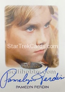 Women of Star Trek 50th Anniversary Trading Card Autograph Pamelyn Ferdin