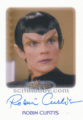 Women of Star Trek 50th Anniversary Trading Card Autograph Robin Curtis