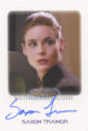 Women of Star Trek 50th Anniversary Trading Card Autograph Saxon Trainor