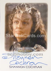 Women of Star Trek 50th Anniversary Trading Card Autograph Shannon Cochran