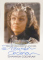 Women of Star Trek 50th Anniversary Trading Card Autograph Shannon Cochran