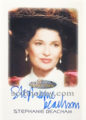 Women of Star Trek 50th Anniversary Trading Card Autograph Stephanie Beacham