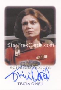 Women of Star Trek 50th Anniversary Trading Card Autograph Tricia ONeil