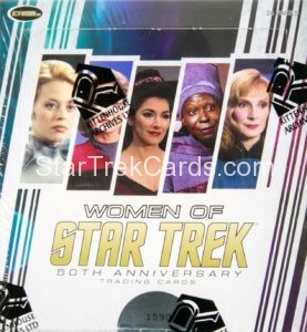 Women of Star Trek 50th Anniversary Trading Card Box