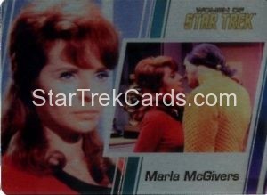 Women of Star Trek 50th Anniversary Trading Card Metal 12