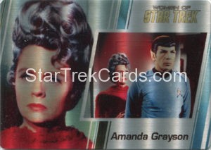 Women of Star Trek 50th Anniversary Trading Card Metal 15