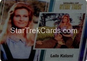 Women of Star Trek 50th Anniversary Trading Card Metal 17