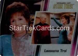 Women of Star Trek 50th Anniversary Trading Card Metal 51