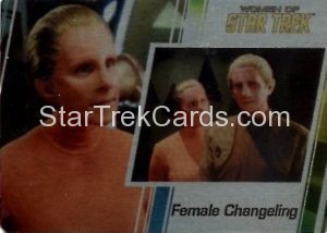 Women of Star Trek 50th Anniversary Trading Card Metal 73