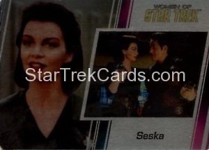Women of Star Trek 50th Anniversary Trading Card Metal 91
