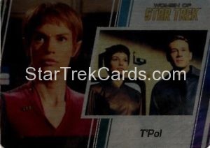 Women of Star Trek 50th Anniversary Trading Card Metal 97