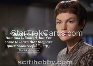 Women of Star Trek 50th Anniversary Trading Card Q17