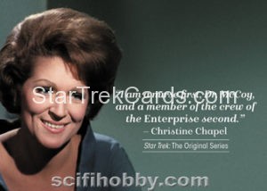 Women of Star Trek 50th Anniversary Trading Card Q4