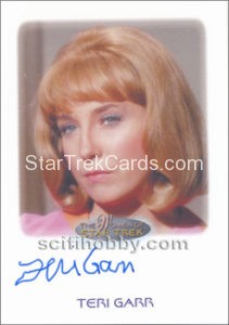 Women of Star Trek 50th Anniversary Trading Card Teri Garr Autograph
