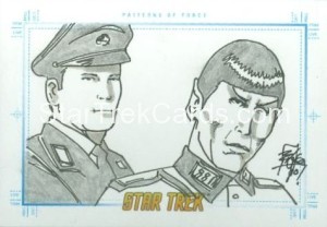 Star Trek The Original Series Portfolio Prints Archive Box Sketch Patterns of Force