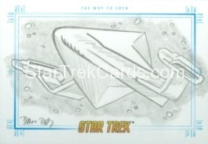 Star Trek The Original Series Portfolio Prints Archive Box Sketch The Way to Eden