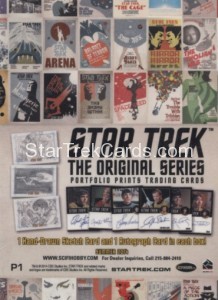 Star Trek The Original Series Portfolio Prints Promo P1 Back