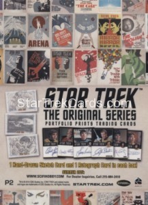 Star Trek The Original Series Portfolio Prints Promo P2 Back